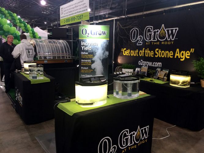 O2 Grow Trade Show Display