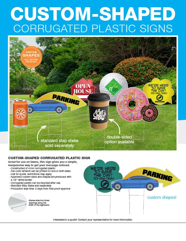Customized to your event or organization.